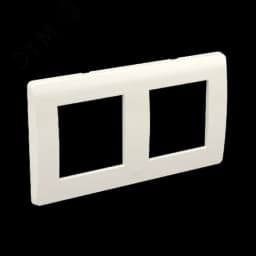 BRAVA Рамка 2 поста 4 модуля белая 75012W DKC