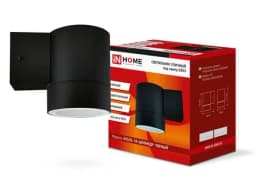 Светильник НБУ ЦИЛИНДР-1xGX53-BL 16Вт IP65 230В уличный настен. односторон. под лампу 1хGX53 алюм. черн. IN HOME 4690612023519