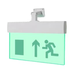 Табло Элтех-сервис М-12-УЛЬТРА Человек влево стрелка вверх в дверь (универс. крепл.)