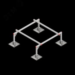 Опорная конструкция для установки оборудования TECHNORAPTOR STEELFOOT 1200х1200 HD КМ-профиль