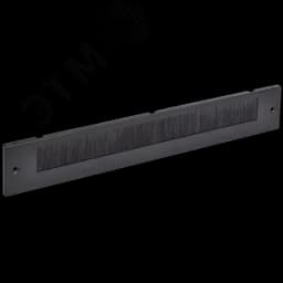 Панель с щеточным вводом для цоколя 800мм черная by ZPAS РФ