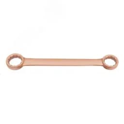 Ключ гаечный накидной двусторонний плоский 19х22 искробезопасный сплав BeCu Калиброн