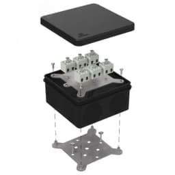 Коробка огнестойкая для о/п 40-0210-FR6.0-4 Е15-Е120 RAL7035 80х80х40 (44 шт/кор)