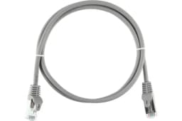 Шнур коммутационный 2хRJ45/8P8C F/UTP кат.5е (NMC-PC4SD55B-010-C-GY) NIKOMAX (1м)