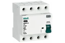 Выключатель дифференциального тока (УЗО) 4п 40А 100мА тип AC 6кА УЗО-03 DEKraft 14243DEK
