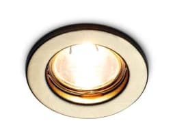 Металлический встраиваемый точечный светильник MR16 Ambrella Light FT9210 SB