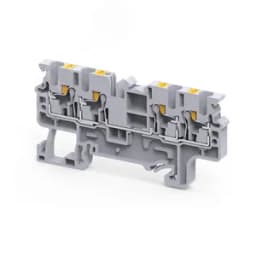 Клемма с 4 конт. push-in 2,5 кв.мм OptiClip СP-2,5-QUATTRO-(0,2-2,5)-I-BU-синий КЭАЗ Optima