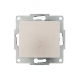 KARINA Выключатель проходной жемчужно-белый перламутр (10шт/120шт)