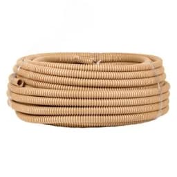 Труба гофрированная ПВХ с зондом под светлое дерево d16мм (25м) Plast PROxima