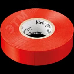 Изолента ПВХ красная 15мм 20м