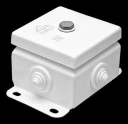 Коробка монтажная распределительная Гефест КМ-0808, 86х86х62, 4 ввода, IP54, металлическая