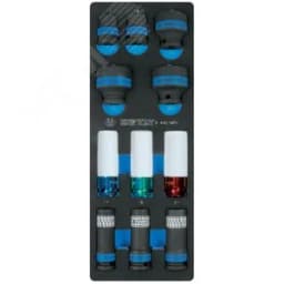 Набор ударных головок 1/2", ложемент, 11 предметов