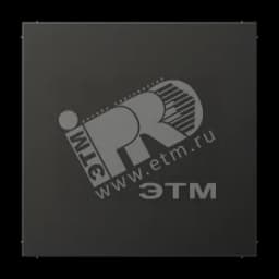 Крышка без отверстий для произвольных вырезов (с несущей платой) Серия LS990 Материал- металл Цвет- антрацит