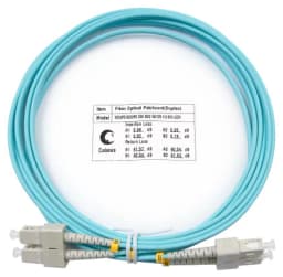 Шнур оптический duplex SC-SC 50/125 mm OM3 3м LSZH Cabeus FOP-50-SC-SC-3m