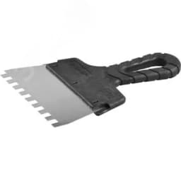 Шпатель "Мастер" ФАСАДНЫЙ, нержавеющее полотно, 150мм, зуб 8х8мм 10078-15-08 ЗУБР