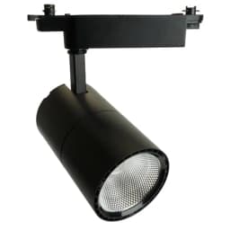 Светодиодный светильник Feron AL103 трековый однофазный на шинопровод 40W 4000K 35 градусов черный с индексом цветопередачи 90Ra серия TrueColor 48944
