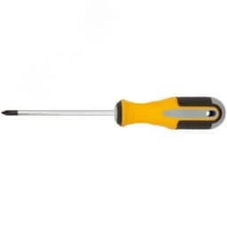 Отвертка "Старт", CrV сталь, прорезиненная ручка 5х100 мм РН1 55174 FIT