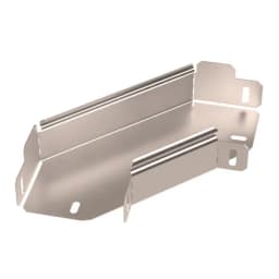 Угол горизонтальный 90 градусов Стандарт INOX (AISI 409) 100х50 Промрукав