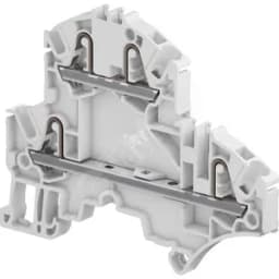 Клемма втычная ZK2.5-D2-BL 2 уровня синяя 2.5 мм.кв 4 зажима