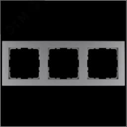 Рамка G-Classic 3-постовая, цвет Алюминий