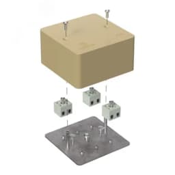 Коробка огнестойкая для о/п 40-0310-FR10.0-4 Е15-Е120 RAL7035 150х110х70 (6 шт/кор)