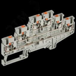 Колодка клеммная CP-ML 3 ур. 2,5мм2 серая IEK