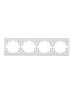 Рамка 4-м Mira горизонт. бел. LEZARD 701-0200-149