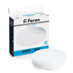 Лампа светодиодная Feron LB452 GX53 9W 6400K 25867