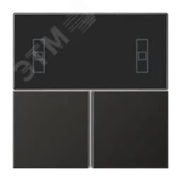 Набор накладок антрацит (лакиров. алюминий)