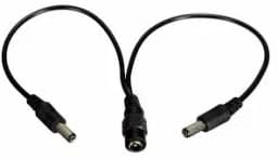 Разветвитель питания на 2 разъема 2,1*5,5мм REXANT (14-0320)