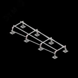 Опорная конструкция для установки оборудования TECHNORAPTOR STEELFOOT 1000х4000 КМ-профиль