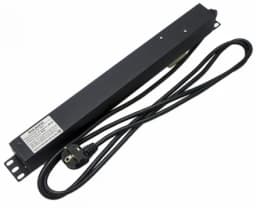 Блок розеток для 19" шкафов Hyperline SHE19-3SH-2IEC-B-2.5EU