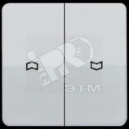 Клавиши для выключателя управления жалюзи 509VU и кнопки 539VU платина