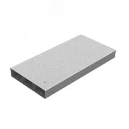 Кабельный короб трехканальный 350х48х3000мм, толщ.1,2 мм, Сендзимир цинк OSTEC