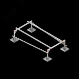 Опорная конструкция для установки оборудования TECHNORAPTOR STEELFOOT 1000х2000 тип 1 КМ-профиль