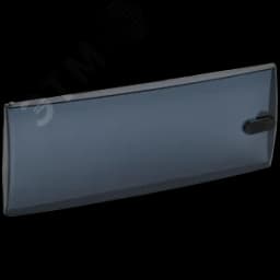 Дверца для корпуса пластикового ЩРН(В)-П-12 IP41 черная прозрачная TEKFOR