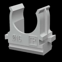 Держатель-клипса с защелкой D16 мм (100шт) (PR.02716)