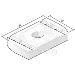 Гайка М10 канальная