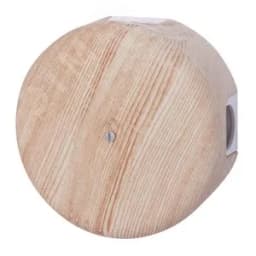 Распределительная коробка 110мм, пластик, цвет Карельская Сосна (4 кабельных ввода в комплекте)