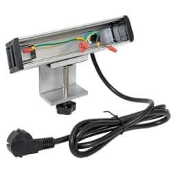 Встраиваемый настольный розеточный блок для крепления к столу, 10 модулей, C-Line EKF