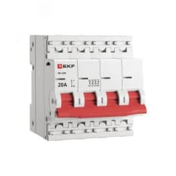 Выключатель нагрузки ВН-63N 4P 20А PROXIMA EKF