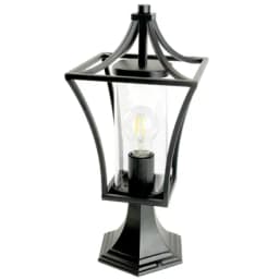 Светильник садовопарковый Feron PL734 на постамент 60W 230V E27 черный 51270