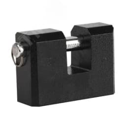 Замок навесной "Мастер" усиленный, дисковый механизм секрета, ключ 7 PIN, дужка d-14мм, 90мм