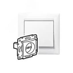 VALENA Розетка в рамку 16А без заземления белая 694268 LEGRAND