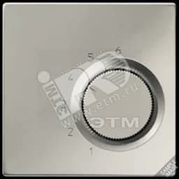 Крышка для регулятора температуры воздуха помещений алюминий JUNG