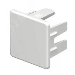 Заглушка кабельного канала торцевая WDK 25x25 мм (ПВХ, белый)