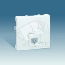 Розетка телефонная RJ12, S73L, белый