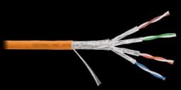 Кабель U/UTP, 4 пары, кат.6, 23 AWG, внутренний, нг(А)-HF, 305 м, оранжевый NIKOMAX NMC 4140C-OR