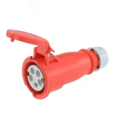 Розетка кабельная 32A 3P+E+N IP44 переносная 400V