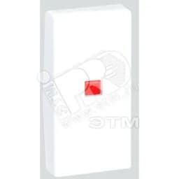 Connect Клавиша узкая с индикатором для выключателя К302 225х45мм графит